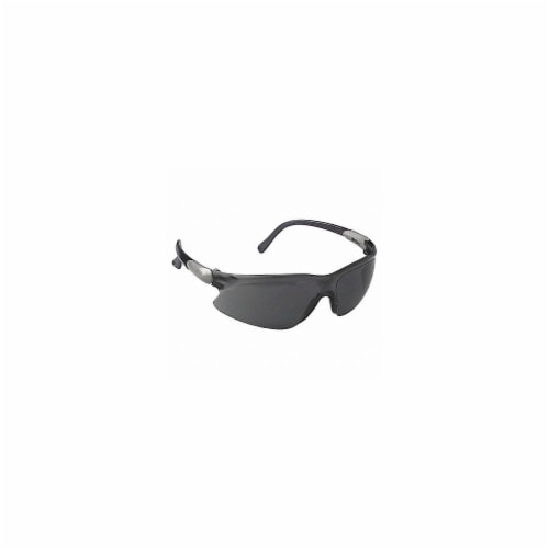 V20 Visio Safety Glasses, Silver Frame, Smoke Lens