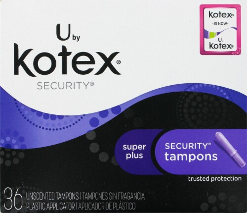 Kotex Security Super Plus Tampons Perspective: front