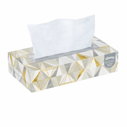 Kleenex Professional 125 count Facial Tissue - Total Qty: 12 Perspective: front
