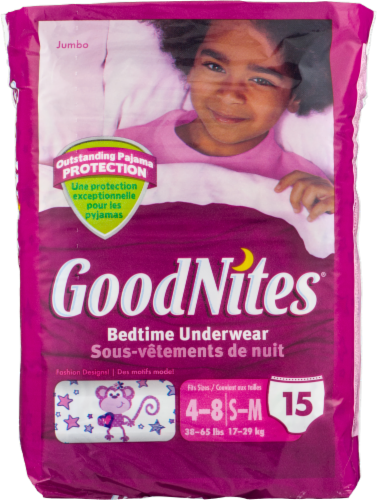 GoodNites Girl Small/Medium Underpants Perspective: front