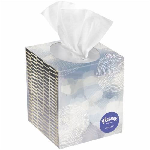 Kleenex Ultra Soft & Strong Facial Tissues Perspective: front