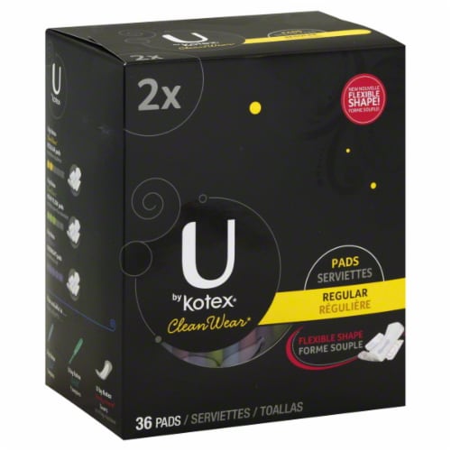 U by Kotex Clean Wear Regular Pads Perspective: front