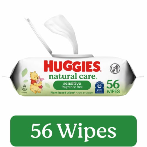 Huggies Natural Care Unscented Sensitive Baby Wipes