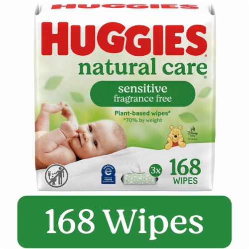 Huggies Natural Care Unscented Sensitive Baby Wipes