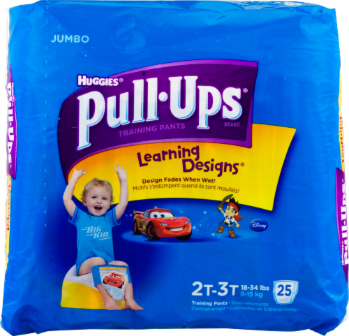 Pull-Ups Night-Time Boys' Potty Training Pants, 2T-3T (16-34 lbs