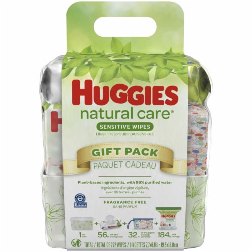 Food 4 Less Huggies Natural Care Unscented Baby Wipes Gift Set 1 Ct