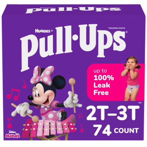 Pull-Ups Girls' Potty Training Pants 2T-3T Perspective: front