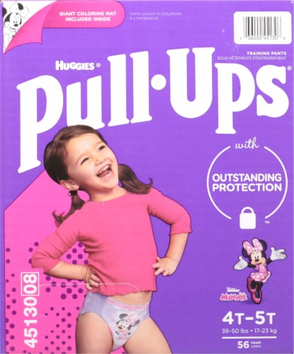 Pull-Ups Learning Designs Girls' Potty Training Pants, 4T-5T (38-50 lbs),  56 ct - Ralphs