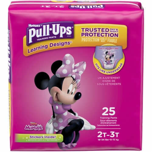 Pull-Ups Learning Designs Girls' Potty Training Pants 2T-3T (16-34 lbs), 74  ct - Fry's Food Stores