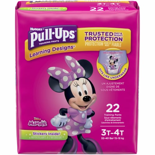 Pull-Ups Learning Designs Girls' Potty Training Pants, 3T-4T (32-40 lbs),  22 ct - Kroger