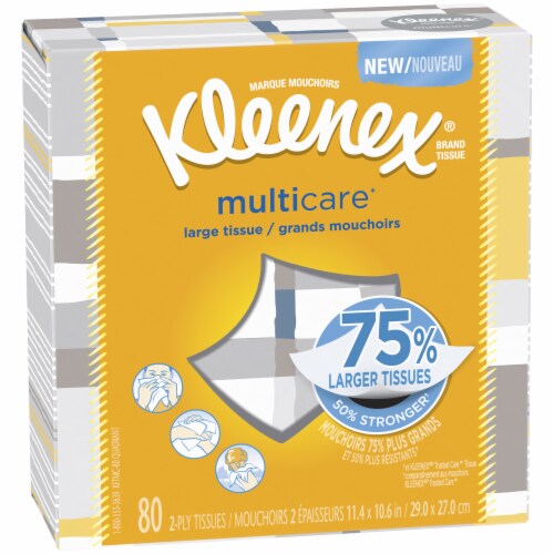 Kleenex Multicare Facial Tissue Perspective: front