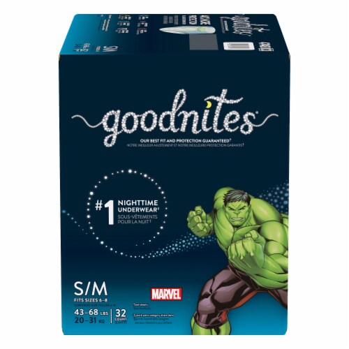 Goodnites Bedwetting Underwear for Girls, S/M (Pack of 5), 5 pack