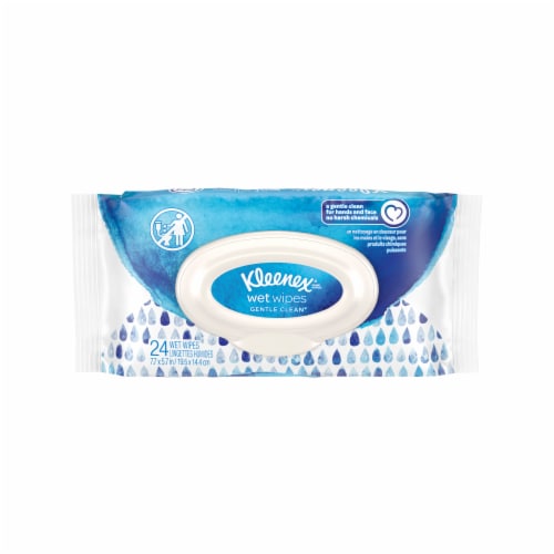 Kleenex Gentle Clean Wet Wipes Perspective: front