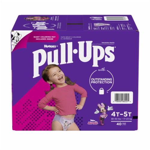 Pull-Ups Learning Designs Girls' Potty Training Pants, 3T-4T (32-40 lbs),  40 ct - Food 4 Less