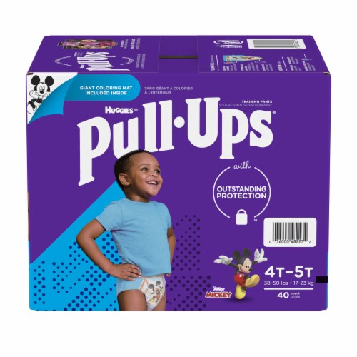 Pull-Ups Learning Designs Boys' Potty Training Pants, 3T-4T (32-40