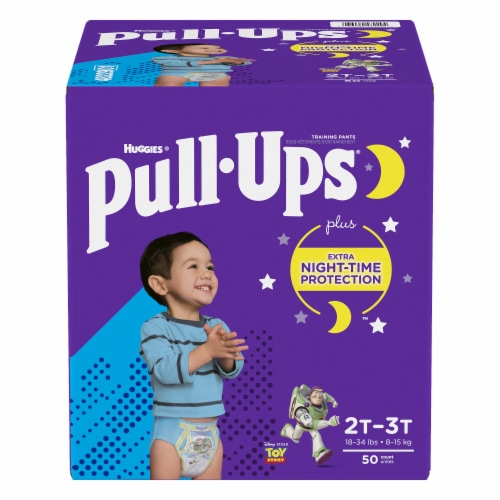 Pull-Ups Boys Night Time Disney Pixar 2T-3T Training Pants Perspective: front