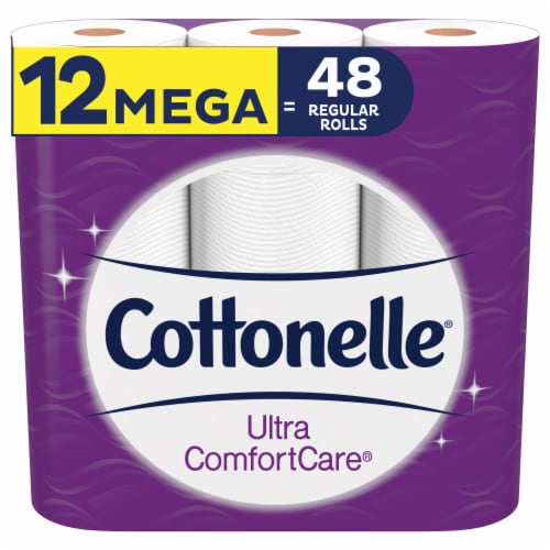 Cottonelle® Ultra ComfortCare® Mega Roll Toilet Paper Perspective: front