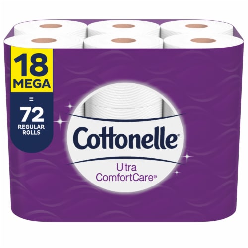 Cottonelle Ultra ComfortCare Mega Roll Toilet Paper Perspective: front