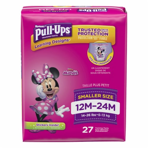 Pull-Ups Learning Designs Girls' Potty Training Pants, 12M-24M (14-26 lbs),  27 ct - Fry's Food Stores