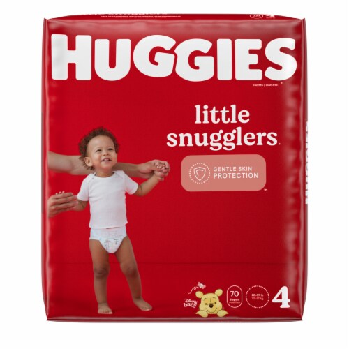 Huggies Little Snugglers Baby Diapers, Size Newborn (up to 10 lbs), 31 Ct,  Newborn Diapers (Pack of 2)