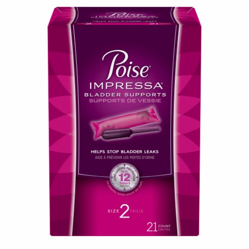 Poise® Impressa® Size 2 Bladder Supports, 21 ct - Fry's Food Stores