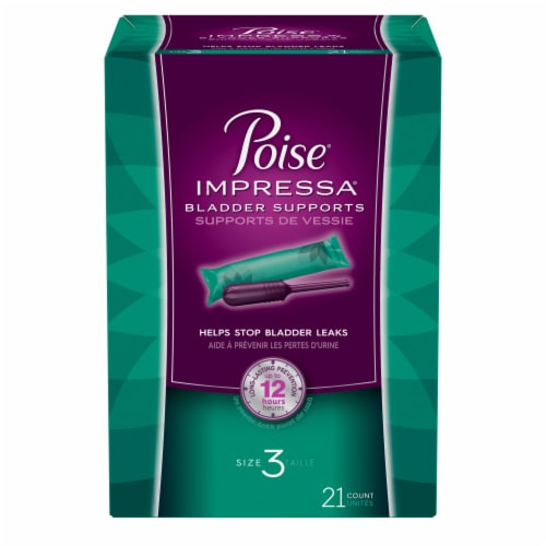 Poise® Impressa Size 3 Bladder Supports Perspective: front