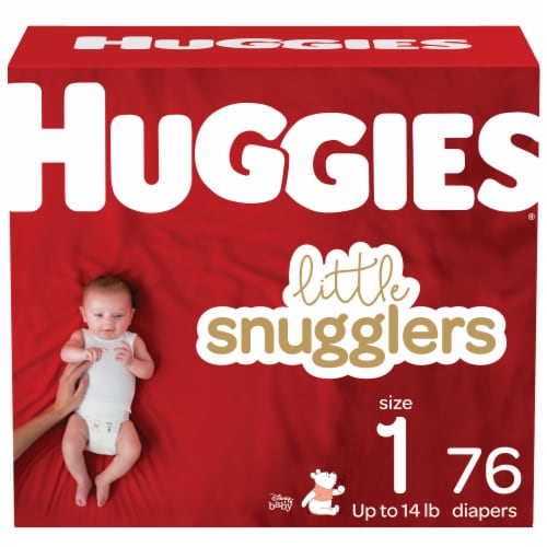 Huggies Little Snugglers Diapers Size 1 - 204 ct. (Up to 14 lbs.)