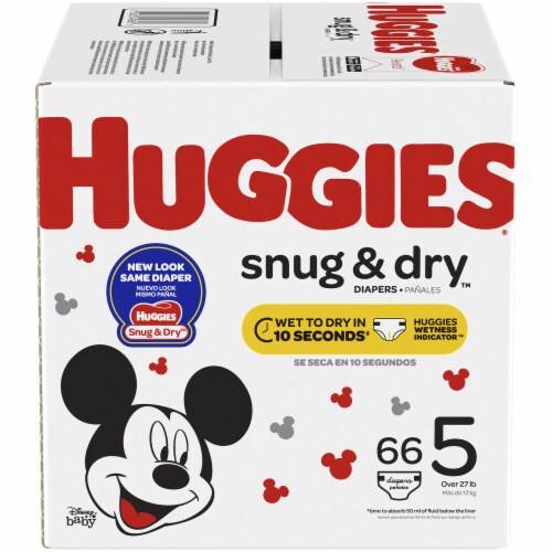 Save on Huggies Snug & Dry Size 5 Diapers 27+ lbs Order Online Delivery