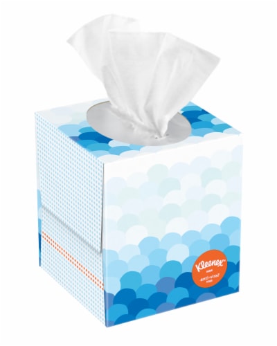 Kleenex Anti-Viral Facial Tissues Perspective: front