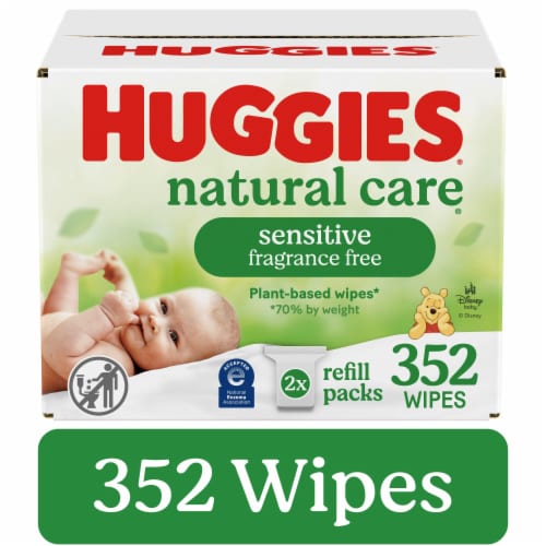 Huggies Natural Care Unscented Sensitive Baby Wipes