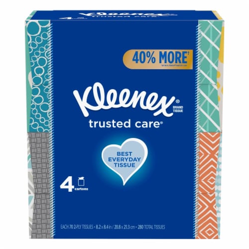 Kleenex® Facial Tissues Perspective: front