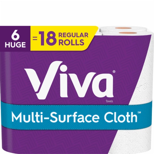 Viva Multi-Surface Cloth Paper Towels Choose-A-Sheet - Huge Rolls Perspective: front