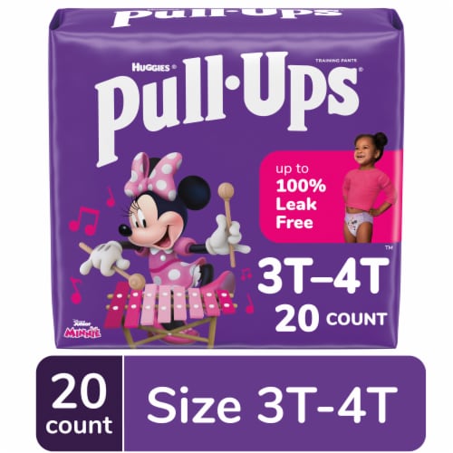 Pampers Easy Ups Training Pants Girls 3T-4T (30-40 lbs), 66 count - Harris  Teeter