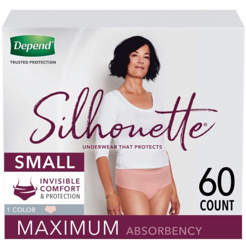 Depend® Silhouette® Maximum Absorbency Women Small Incontinence Underwear -  Pink, 60 ct - City Market