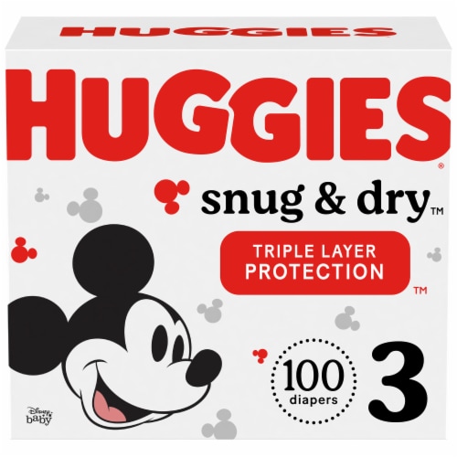 Huggies Snug & Dry Baby Diapers Size 3