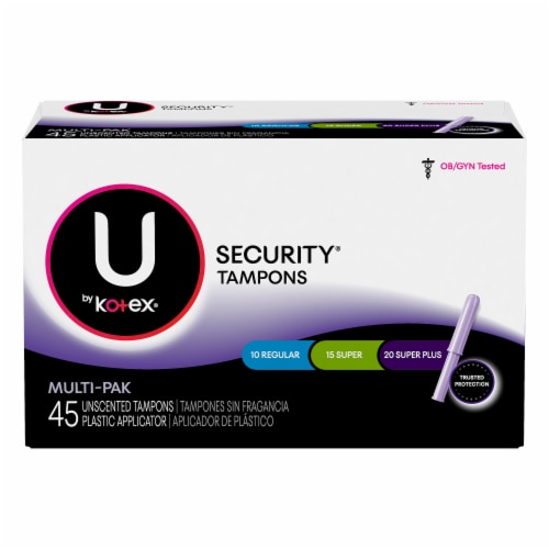 U by Kotex® Security® Premium Tampons Multi Pack Perspective: front
