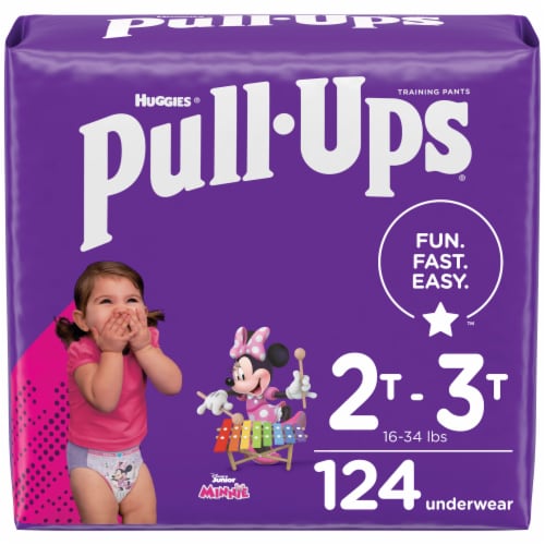 Pull-Ups® Learning Designs 2T-3T Girls Training Pants Huge Pack Perspective: front