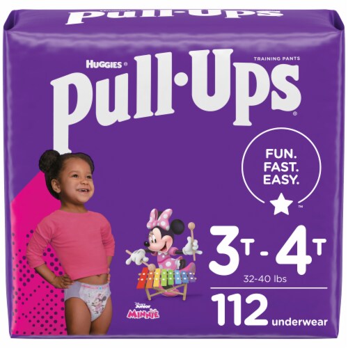Pull-Ups® Learning Designs 3T-4T Girls Training Pants Huge Pack Perspective: front