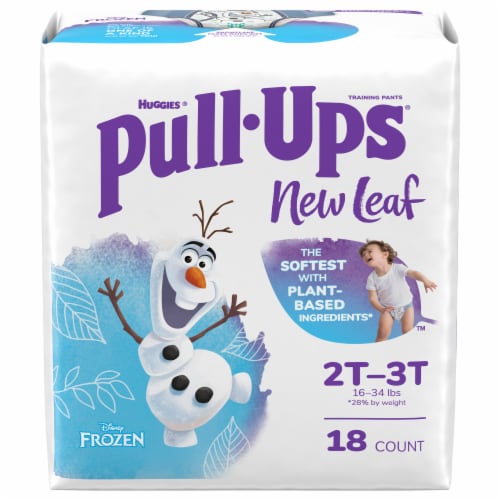 Pull-Ups New Leaf Boys' Potty Training Pants, 2T-3T (16-34 lbs), 18 ct -  King Soopers