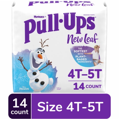 Pull-Ups New Leaf Boys' Potty Training Pants 4T-5T (38-50 lbs), 14 ct -  Fry's Food Stores