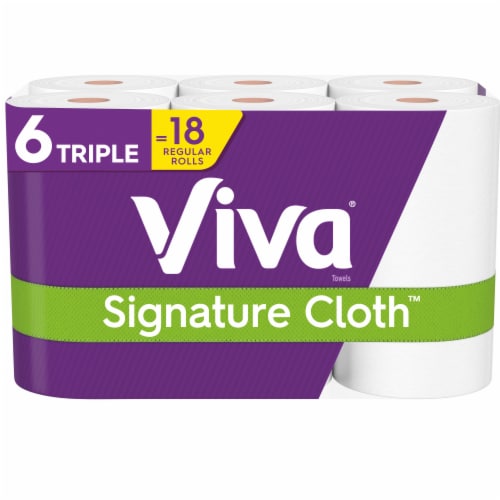 Viva® Triple Signature Cloth Paper Towels Perspective: front
