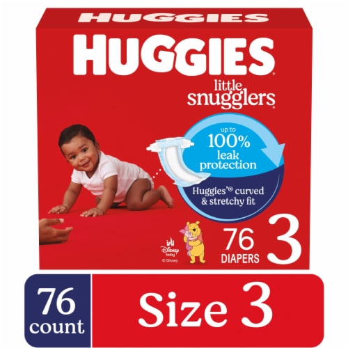 Huggies Little Movers Baby Diapers Size 5 (27+ lbs), 60 Count (Pack of 2)