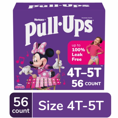 Pull-Ups Learning Designs Girls' Potty Training Pants 4T-5T (38-50 lbs), 56  ct - Metro Market