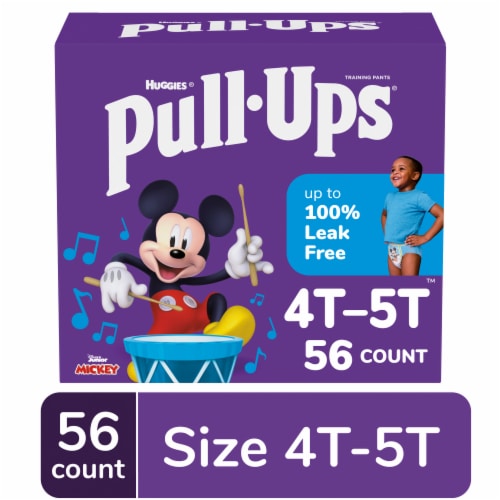 Pull-Ups Learning Designs Boys' Potty Training Pants 4T-5T (38-50 lbs) Perspective: front