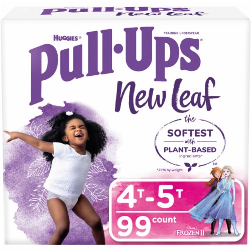 Pull-Ups New Leaf Girls' Potty Training Pants, 4T-5T (38-50 lbs), 99 ct -  Kroger