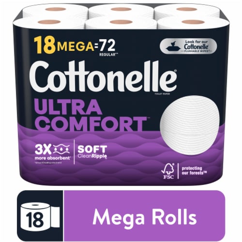 Cottonelle Ultra Comfort Toilet Paper Strong Toilet Tissue Mega Rolls