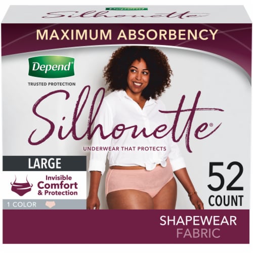 Depend® Female Silhouette® Shapewear Maximum Absorbency Large