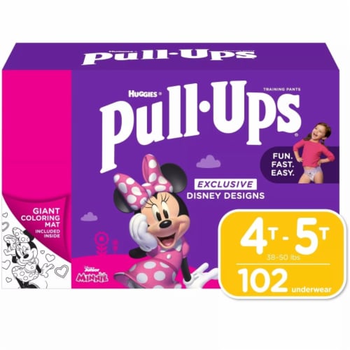 Huggies Pull-ups Training Pants for Girls (Size XL, 4T - 5T, 102 Count), 1  - Fry's Food Stores