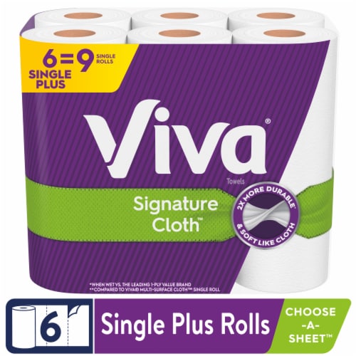 Viva Signature Cloth Choose-A-Sheet Paper Towels Big Rolls