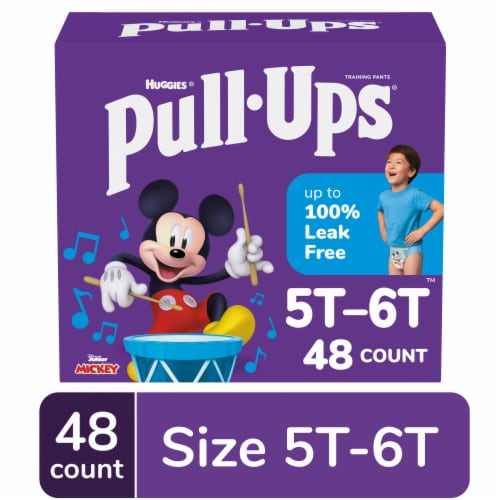 Pull-Ups Boys' Potty Training Pants 5T-6T (50+ lbs) Perspective: front